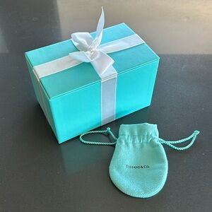 Authentic Tiffany and company gift box and gift bag